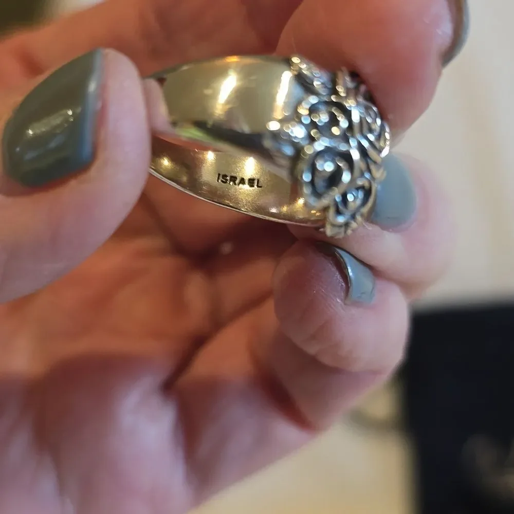 Or Paz Sterling Silver Ring, Size 7. Stamped 925 PZ. NWOT!